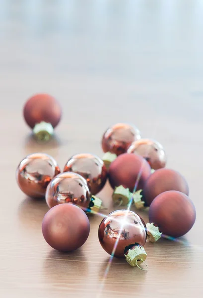 Bright Christmas glass balls — Stock Photo, Image