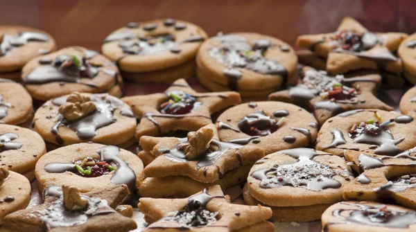 Linzer marmelade kurabiye — Stok fotoğraf
