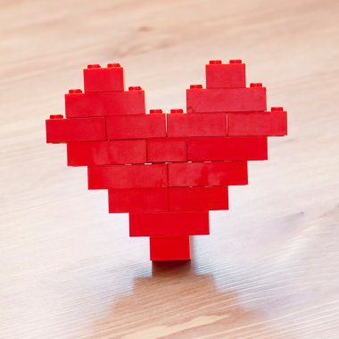 Kırmızı valentine kalp