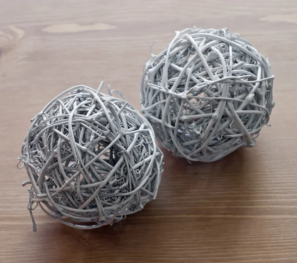 Two decorative balls — Stock Photo, Image