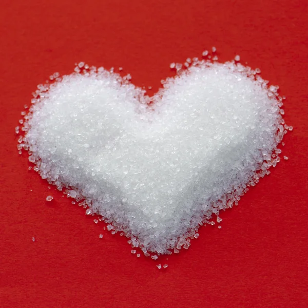 Valentijn suiker hart Stockafbeelding