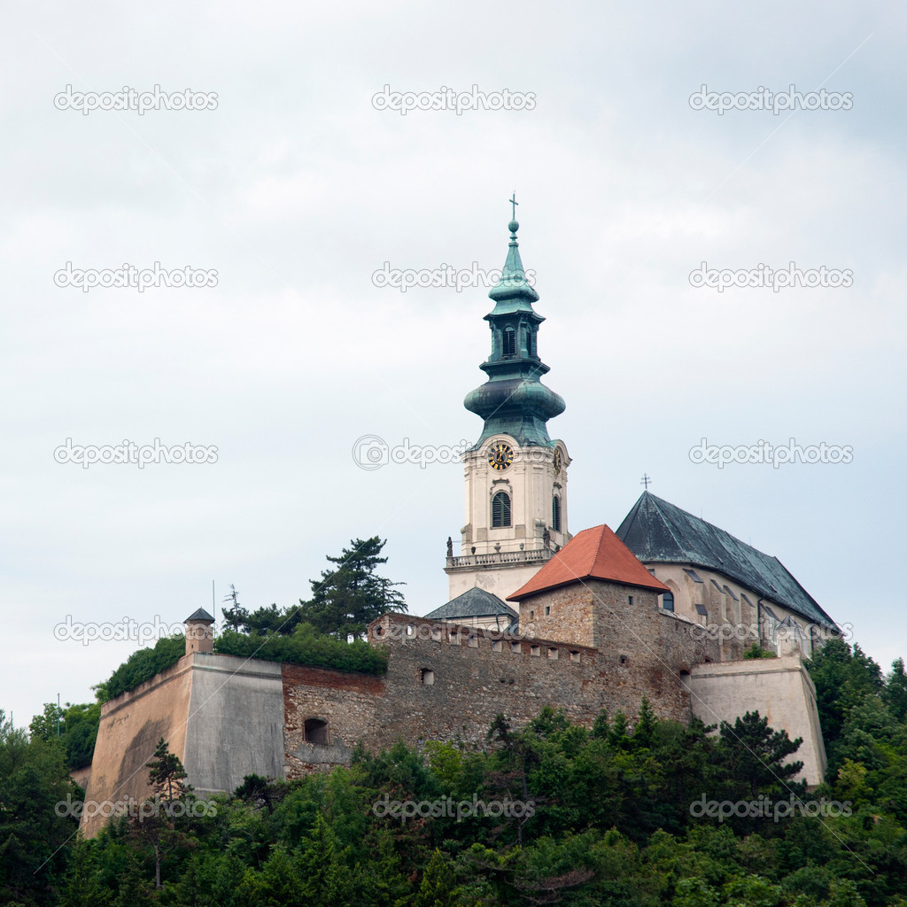Nitra castle in Slovak republic