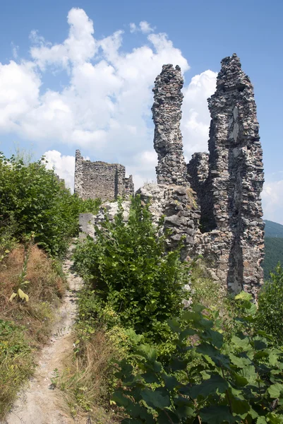 Ruin of castle Reviste, Slovakia — Stock Photo, Image