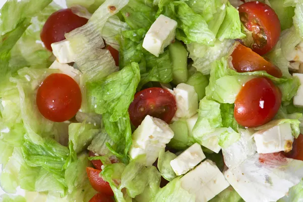 Sfondo di insalata fetta — Foto Stock