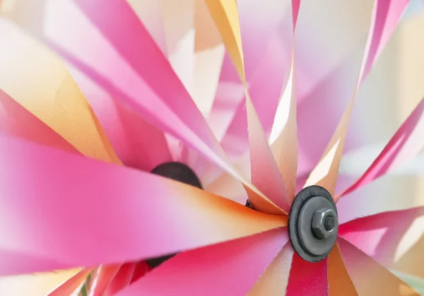 Λεπτομέρεια της πολύχρωμο pinwheel — Φωτογραφία Αρχείου