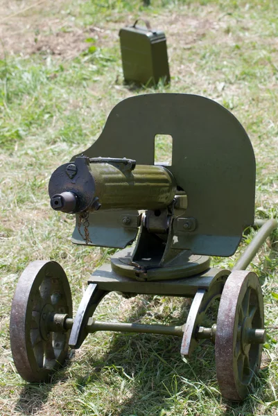 Ametralladora alemana de la Segunda Guerra Mundial — Foto de Stock