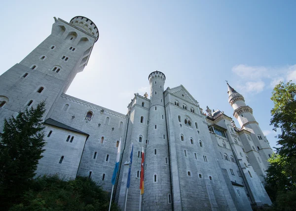 Neuschwanstein slott i Bayern – stockfoto