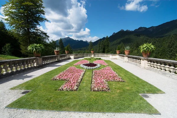 Linderhof Gärten und Park — Stockfoto