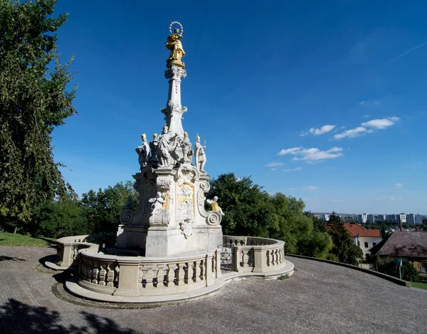 Pesten kolumn i nitra, Slovakien — Stockfoto