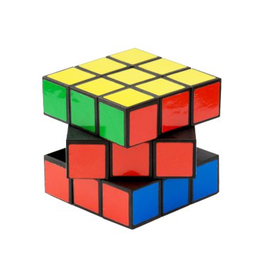 Classic Rubik's cube clipart