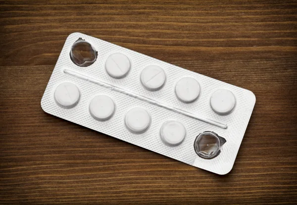 Blister tabletki — Zdjęcie stockowe