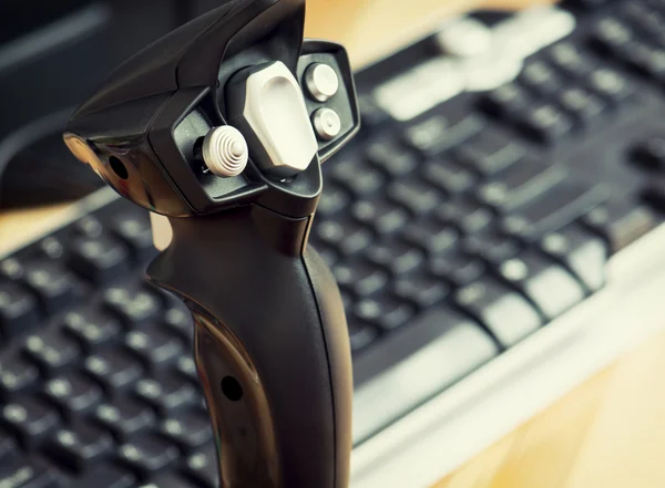 Jeu joystick avec clavier — Photo