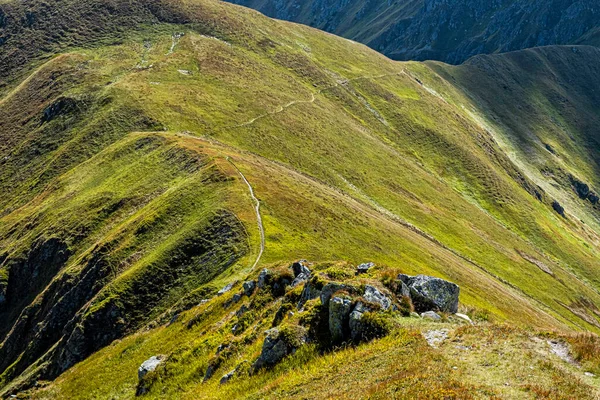 Χαμηλό Ορεινό Τοπίο Tatras Σλοβακία Θέμα Πεζοπορίας Εποχιακή Φυσική Σκηνή — Φωτογραφία Αρχείου