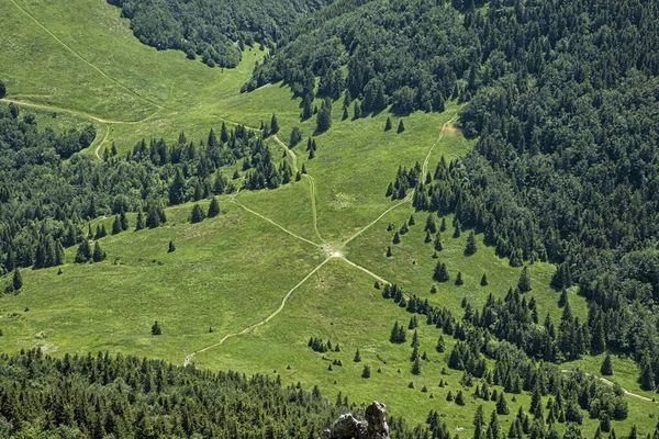 Medziholie Saddle Big Rozsutec Peak Little Fatra Slovak Republic Hiking — Fotografia de Stock