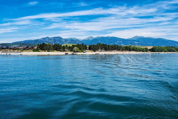 Liptovska Mara Repubblica Slovacca Destinazione Viaggio Vacanze Estive — Foto Stock