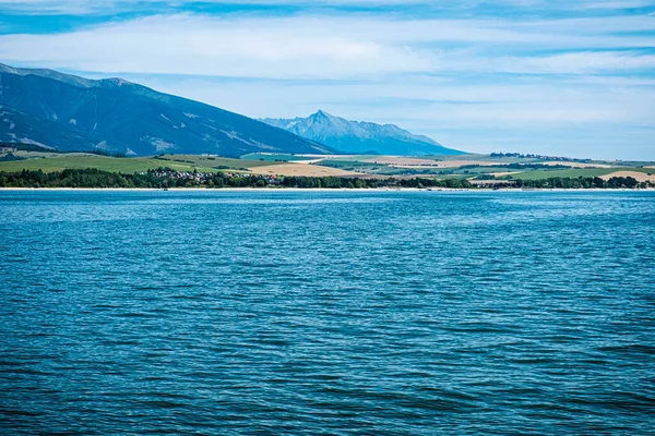 Liptovska Mara Repubblica Slovacca Destinazione Viaggio Vacanze Estive — Foto Stock