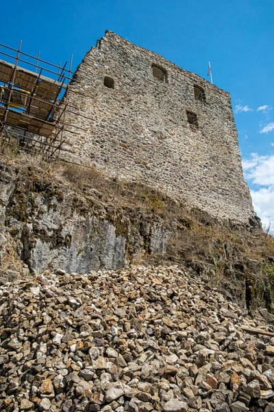 Ruines Château Reviste République Slovaque Destination Voyage Thème Architectural — Photo