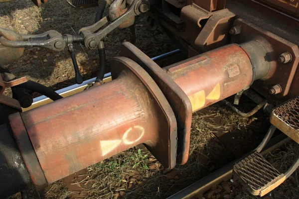 Treno in stazione — Foto Stock