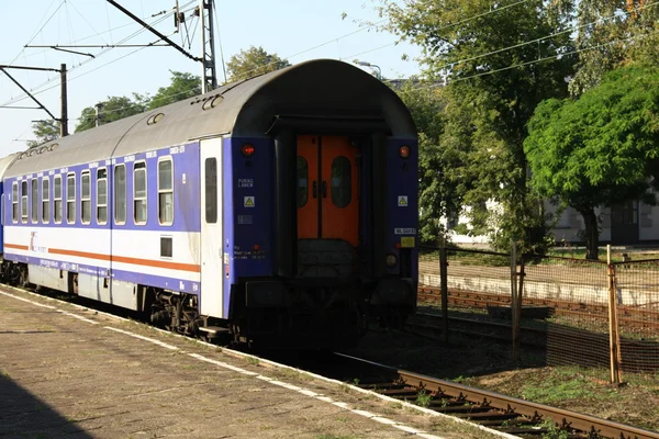 Treno in stazione — Foto Stock