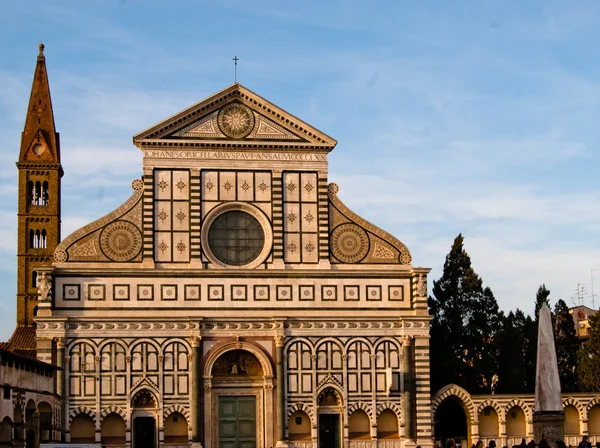 Basilica of Santa Maria Novella and Talenti Bell tower — Stock Photo, Image