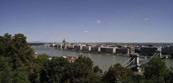 Pohled z Budapešti fron citadella — Stock fotografie