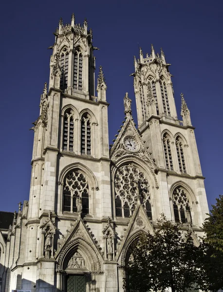 Saint leon kyrkan av nancy — Stockfoto