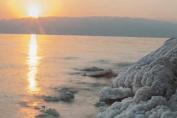 Sonnenaufgang im Toten Meer — Stockfoto