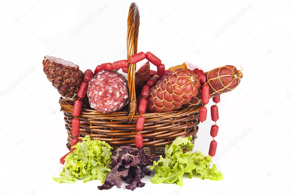 Salami in Basket