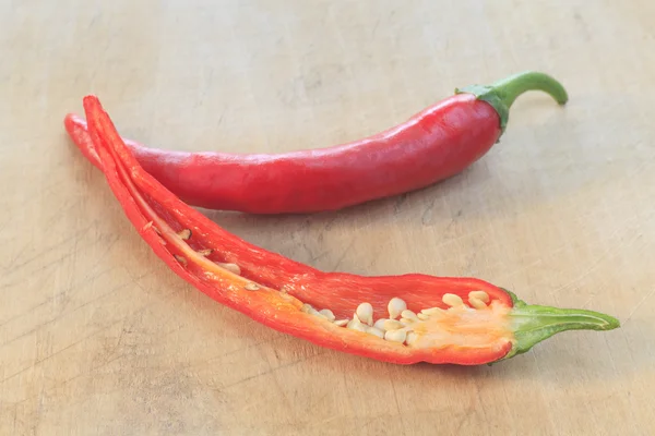 Sliced Chili — Stock Photo, Image