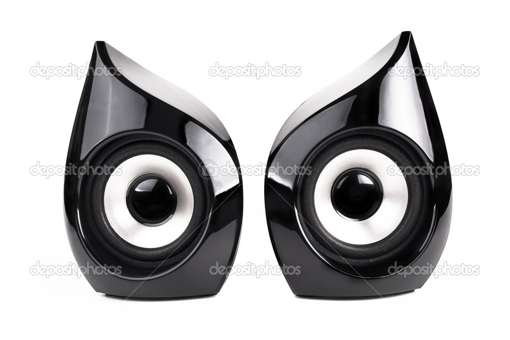 Pair of Black Speakers