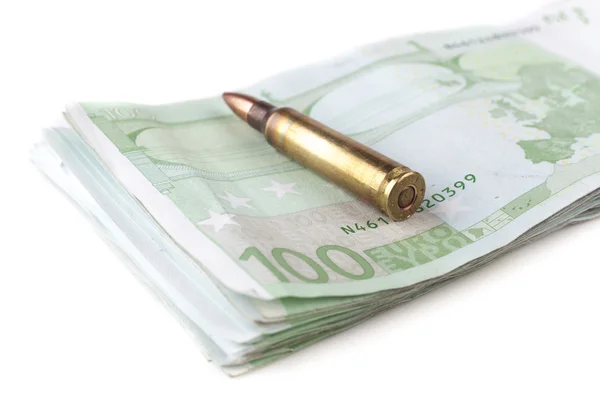 Hundred Euro Bullet — Stock Photo, Image