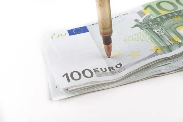 Apontar Euros — Fotografia de Stock