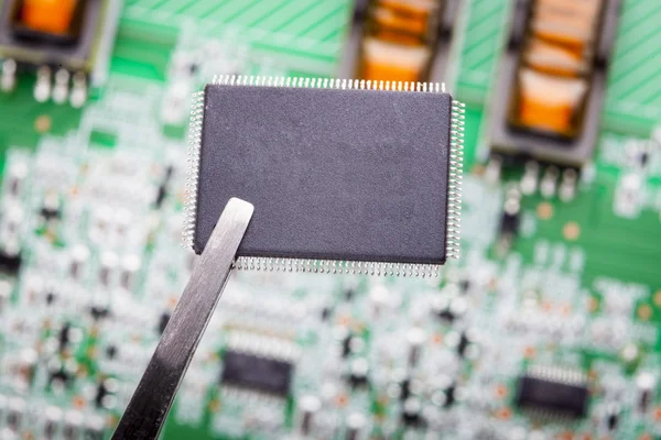 Micro chip — Foto Stock