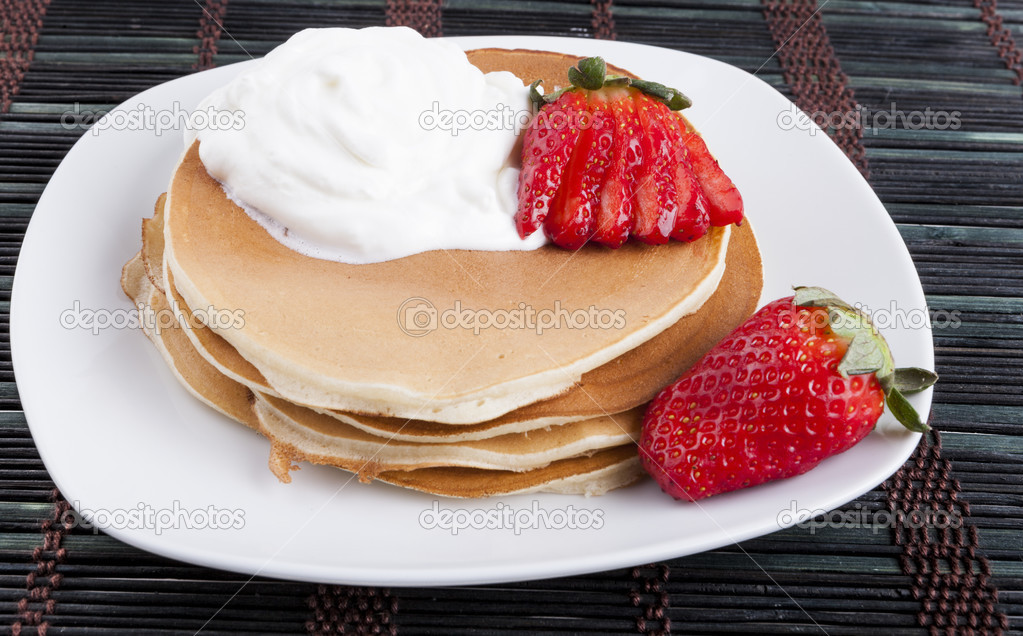 Pancakes with Cream
