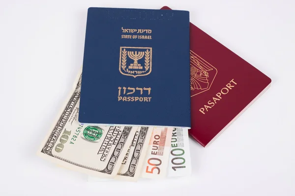 Dois passaportes — Fotografia de Stock