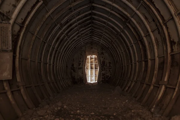 Бункерный тоннель — стоковое фото