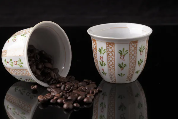 Traditionele koffie cups — Stockfoto