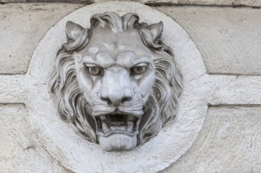 Aslan dekorasyon baş