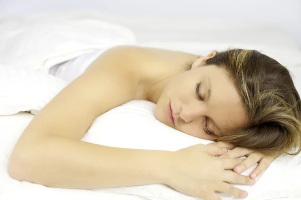 Deep sleep golden dreams — Stock Photo, Image