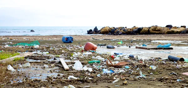 Znečištění v světové klimatické katastrofy — Stock fotografie