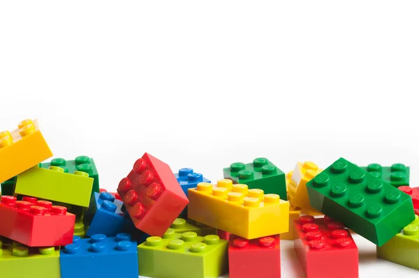 Klocki Lego z kopia miejsce Zdjęcie Stockowe