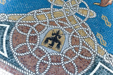 bazı sanatsal mozaik şeklinde