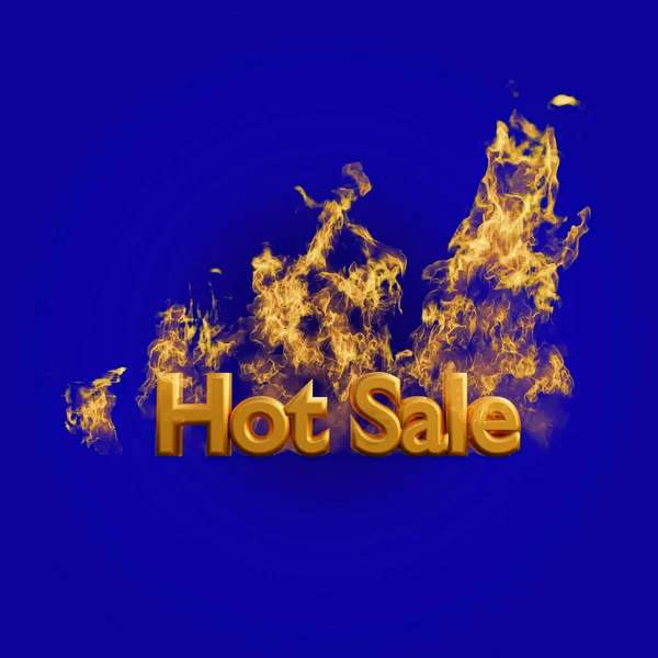 Hot Sale Vlam Teken — Stockfoto