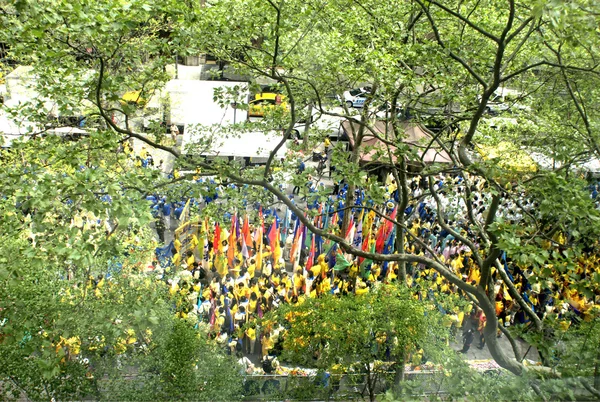 法轮功 2014年游行庆祝活动在纽约 — 图库照片