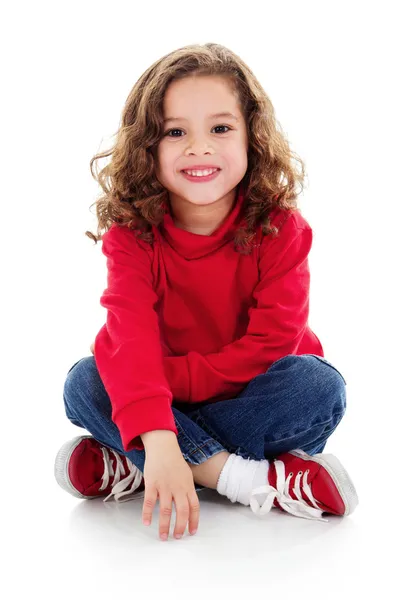 Schattig klein meisje — Stockfoto