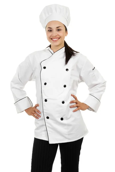 Chef donna — Foto Stock