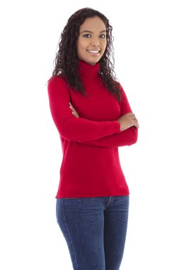 Kendinden emin kadın.