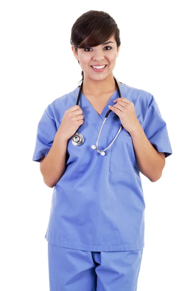Kvinnlig arbetare för hälso-och — Stockfoto