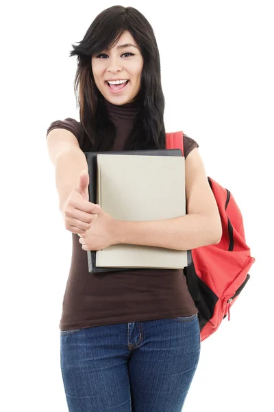 Estudante universitário feminino — Fotografia de Stock