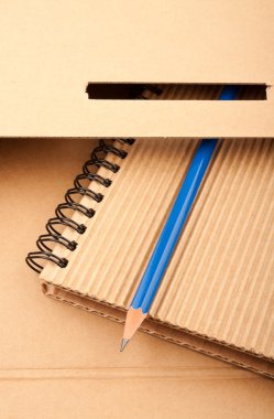 Not Defteri, kalem ve kağıt klasör